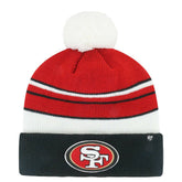 San Francisco 49ers '47 Youth Peewee Cuffed Knit Hat with Pom | NFL Online