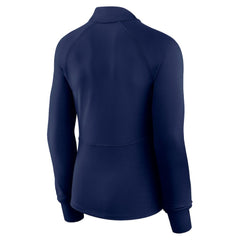 Atlanta Braves Fanatics Women's Elements Raglan Tri-Blend Quarter-Zip Top - MLB Tops