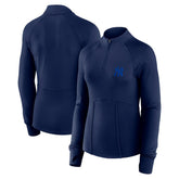 New York Yankees Fanatics Women's Elements Raglan Tri-Blend Quarter-Zip Top - MLB Tops