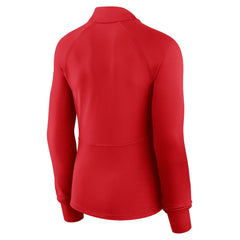 Philadelphia Phillies Fanatics Women's Elements Raglan Tri-Blend Quarter-Zip Top - MLB Tops