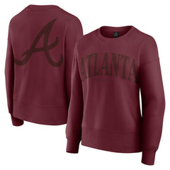 Atlanta Braves Fanatics Women's Elements Flow Pullover Sweatshirt - MLB Pullover