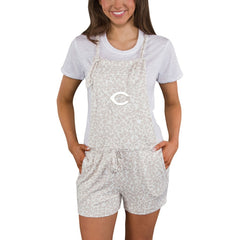 Cincinnati Reds Concepts Sport Women's Montana Hacci Knit Romper Overalls - MLB