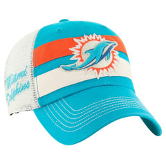 Miami Dolphins '47 Clubhouse Boon Clean-Up Trucker Adjustable Hat | NFL Discount