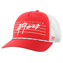 San Francisco 49ers '47 Downburst Relaxed Hitch Trucker Adjustable Hat | NFL Discount