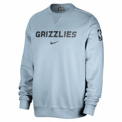 Light Blue Memphis Grizzlies Courtside Standard Issue Performance Pullover Sweatshirt | NBA
