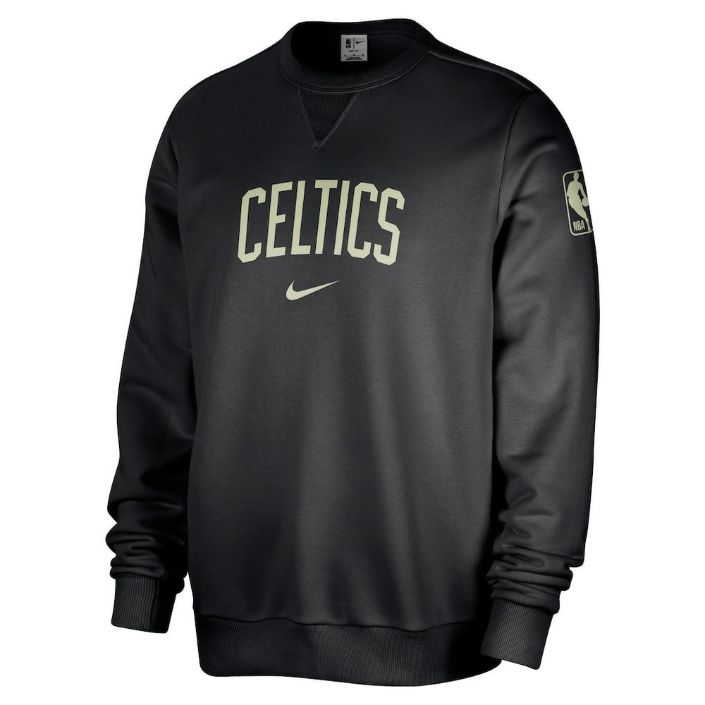 Black Boston Celtics Courtside Standard Issue Performance Pullover Sweatshirt | NBA