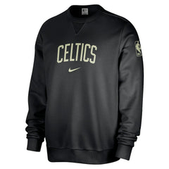 Black Boston Celtics Courtside Standard Issue Performance Pullover Sweatshirt | NBA