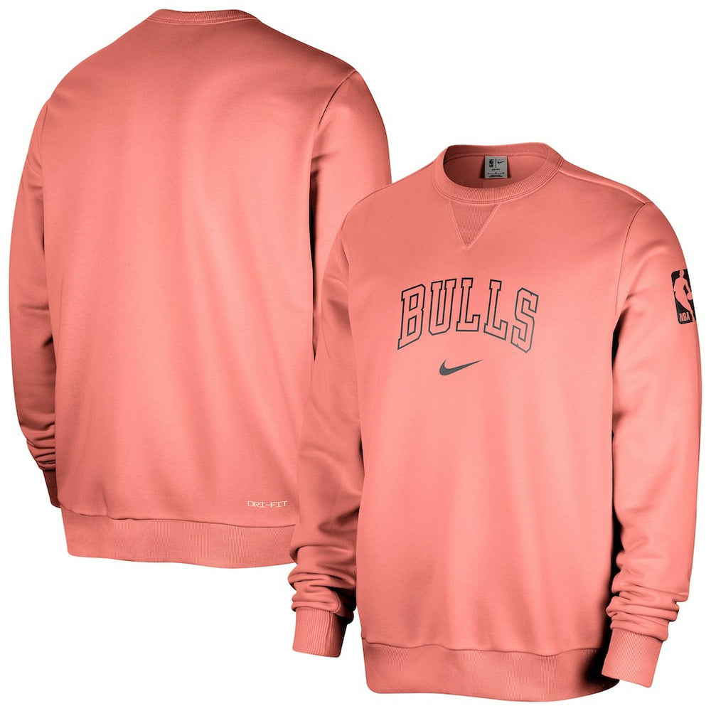 Red Chicago Bulls Courtside Standard Issue Performance Pullover Sweatshirt | NBA