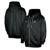 Black Phoenix Suns Authentic Standard Issue Full-Zip Hoodie Jacket | NBA