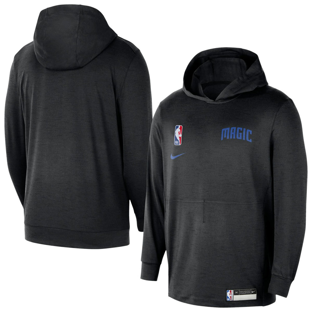 Black Orlando Magic 2024/25 On-Court Authentic Practice Yoga Restore Lightweight Pullover Hoodie | NBA