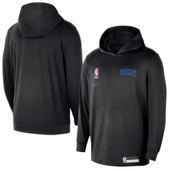 Black Orlando Magic 2024/25 On-Court Authentic Practice Yoga Restore Lightweight Pullover Hoodie | NBA
