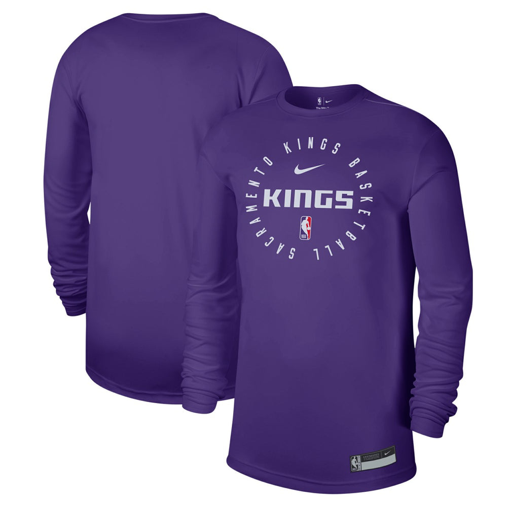 Purple Sacramento Kings 2024/25 Legend On-Court Practice Long Sleeve T-Shirt | NBA