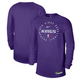 Purple Sacramento Kings 2024/25 Legend On-Court Practice Long Sleeve T-Shirt | NBA