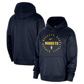 Navy Denver Nuggets 2024/25 Spotlight On-Court Practice Performance Pullover Hoodie sale | NBA