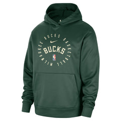 Hunter Green Milwaukee Bucks 2024/25 Spotlight On-Court Practice Performance Pullover Hoodie | NBA