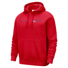 Red Philadelphia 76ers Courtside Club Pullover Hoodie | NBA
