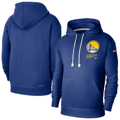 Royal Golden State Warriors Courtside Standard Issue Premium Performance Pullover Hoodie sale | NBA
