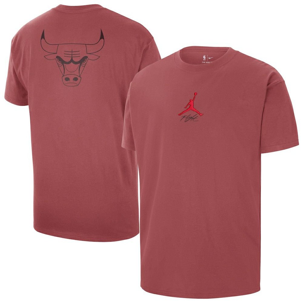 Red Chicago Bulls Jordan Brand Statement Edition Jumpman Flight Heavyweight T-Shirt sale | NBA