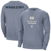 Blue Golden State Warriors Jordan Brand Courtside Statement Edition Heavyweight Pullover Sweatshirt sale | NBA