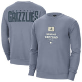 Blue Memphis Grizzlies Jordan Brand Courtside Statement Edition Heavyweight Pullover Sweatshirt | NBA
