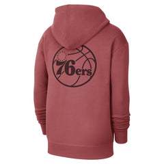 Red Philadelphia 76ers Jordan Brand Courtside Statement Edition Pullover Hoodie | NBA