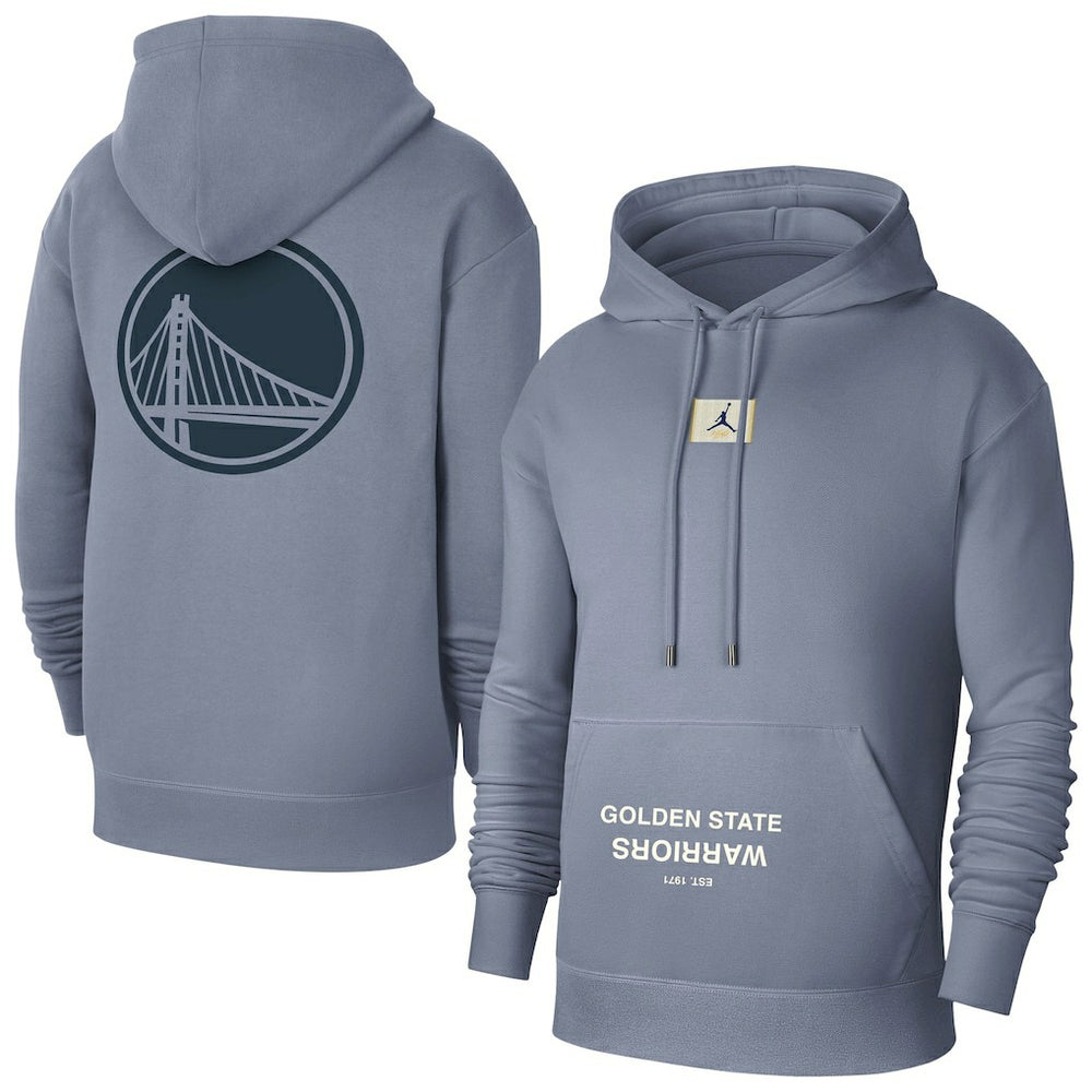 Gray Golden State Warriors Jordan Brand Courtside Statement Edition Pullover Hoodie sale | NBA