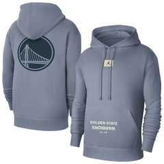 Gray Golden State Warriors Jordan Brand Courtside Statement Edition Pullover Hoodie sale | NBA