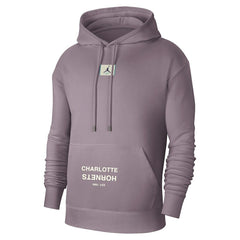 Purple Charlotte Hornets Jordan Brand Courtside Statement Edition Pullover Hoodie | NBA