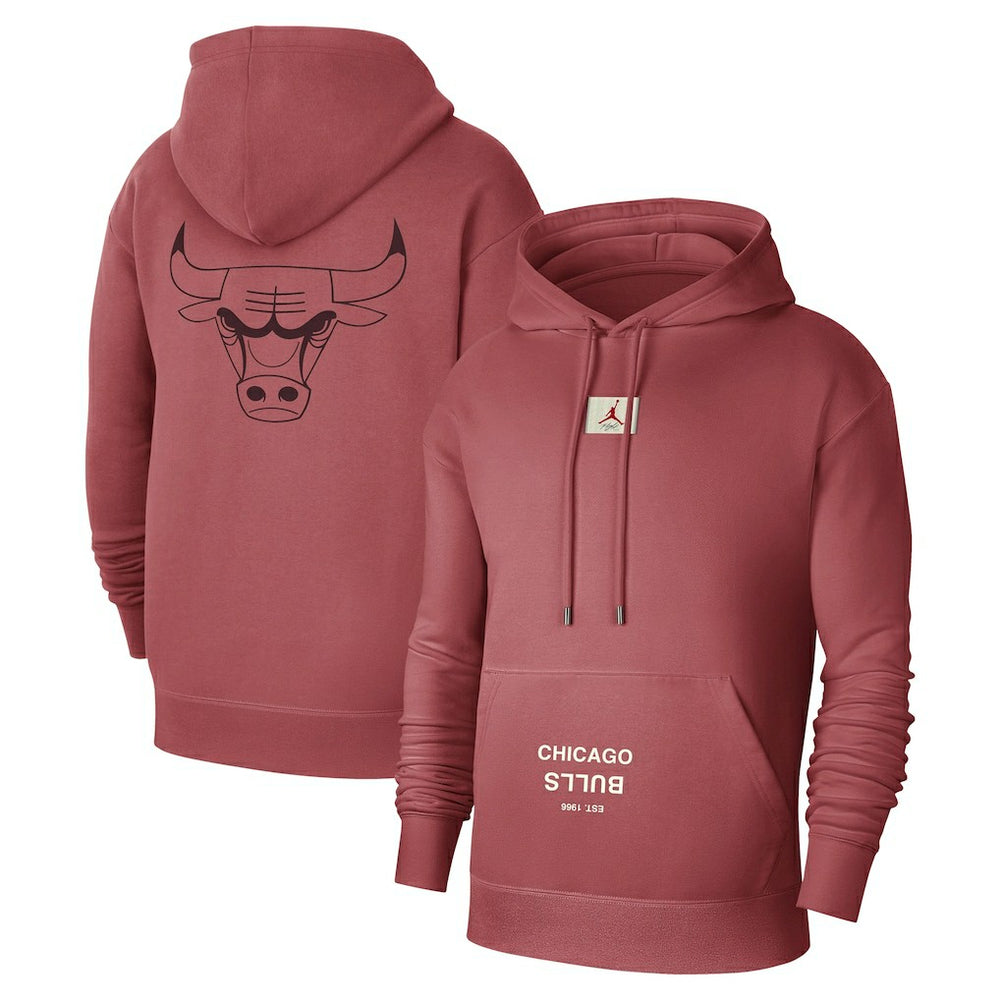Red Chicago Bulls Jordan Brand Courtside Statement Edition Pullover Hoodie | NBA