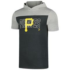 Pittsburgh Pirates New Era Active Brushed Hoodie T-Shirt - MLB Hoodies