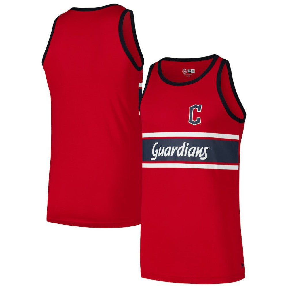 Cleveland Guardians New Era Jersey Ringer Tank Top - MLB Jerseys