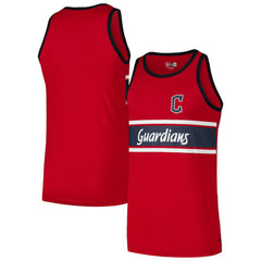 Cleveland Guardians New Era Jersey Ringer Tank Top - MLB Jerseys