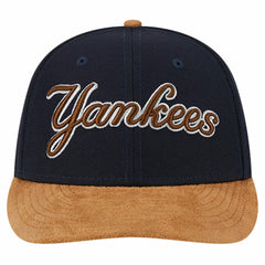 New York Yankees New Era Team Suede Visor Low Profile 59FIFTY Fitted Hat - MLB Hats