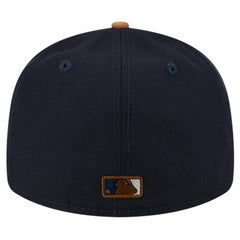 New York Yankees New Era Team Suede Visor Low Profile 59FIFTY Fitted Hat - MLB Hats