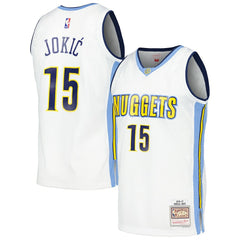 White Nikola Jokic Denver Nuggets 2016/17 Throwback Swingman Jersey sale | NBA