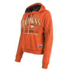 Cleveland Browns Women's Throwback Boxy Pullover Hoodie | NFL US