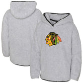 Chicago Blackhawks Girls Youth Ultimate Teddy Fleece Pullover Hoodie - NHL Hoodies