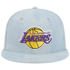 Denim Los Angeles Lakers Injection Denim Patchwork 9FIFTY Snapback Hat | NBA