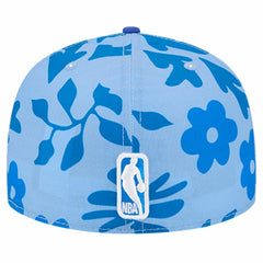 Royal Golden State Warriors Palm Fronds 2-Tone 59FIFTY Fitted Hat sale | NBA