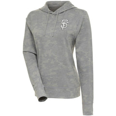 San Francisco Giants Antigua Women's Brushed Metallic Respite Pullover Hoodie - MLB Hoodies