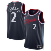 Navy Kawhi Leonard LA Clippers Unisex 2024/25 Swingman Jersey | NBA