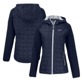 Buffalo Bills Cutter & Buck Women's Rainier Primaloft Eco Full-Zip Hybrid Jacket | NFL US