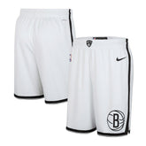White Brooklyn Nets 2024/25 Association Edition Swingman Shorts | NBA