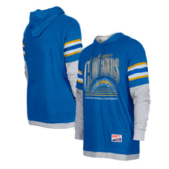 Los Angeles Chargers Twofer Long Sleeve Hooded T-Shirt | NFL Outlet