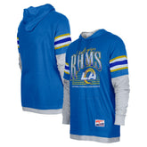 Los Angeles Rams Twofer Long Sleeve Hooded T-Shirt | NFL Hot