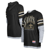 New Orleans Saints Twofer Long Sleeve Hooded T-Shirt | NFL Sale