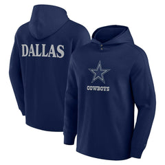 Dallas Cowboys Elements Blaze Tri-Blend Long Sleeve Hoodie T-Shirt | NFL Near me