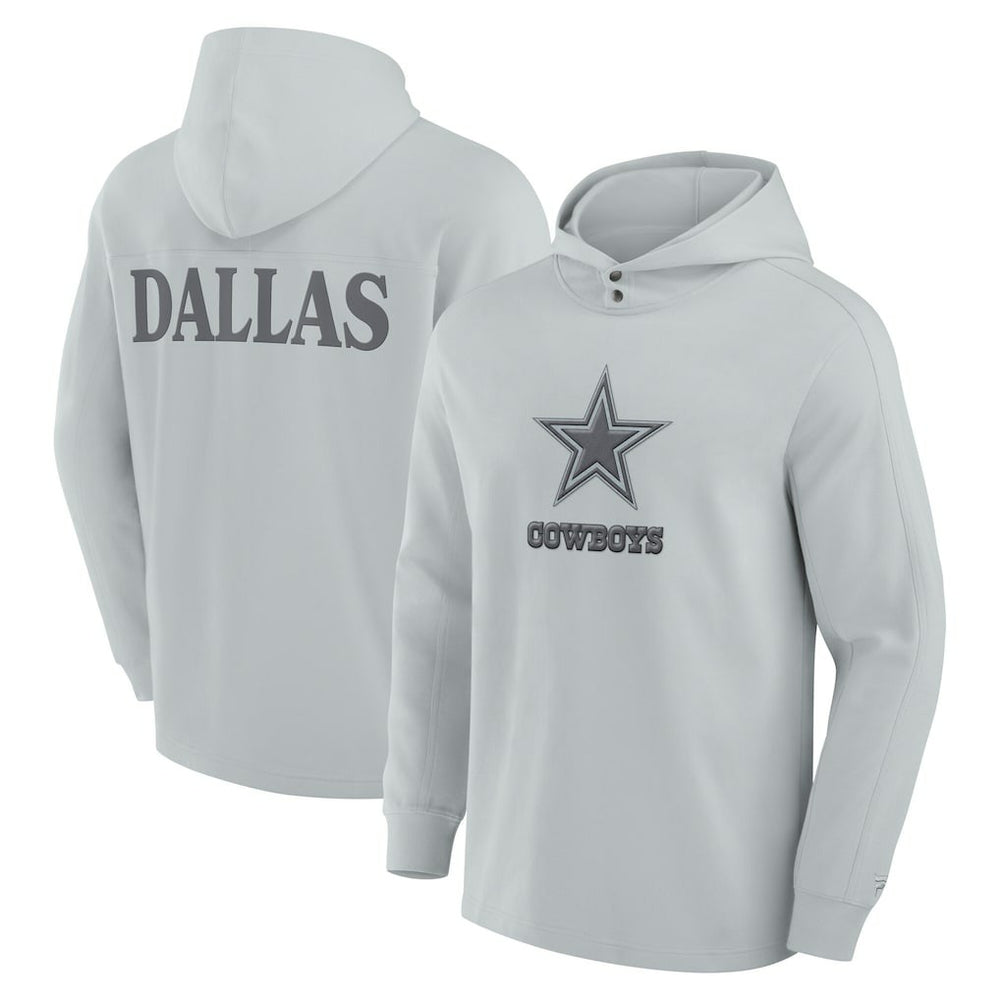 Dallas Cowboys Elements Blaze Tri-Blend Long Sleeve Hoodie T-Shirt | NFL Sale