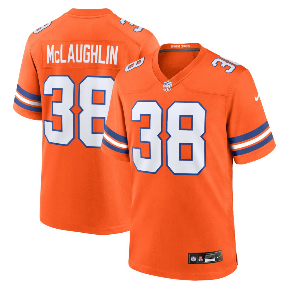 Denver Broncos Jaleel McLaughlin Mile High Collection 1977 Throwback Player Game Jersey | NFL Online