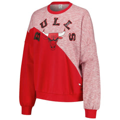 Red Chicago Bulls G-III 4Her by Carl Banks Women's Benches Split Pullover Sweatshirt sale | NBA
